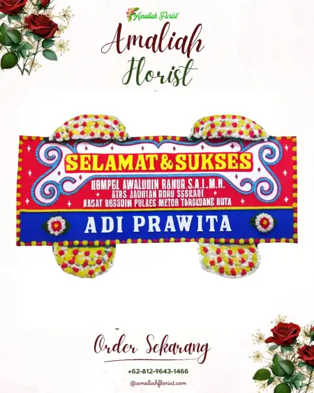 Papan Bunga Ucapan Selamat Panggangsari